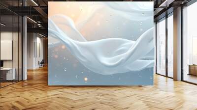 Light White Background Wall mural