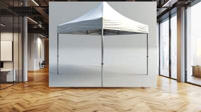 White tent mockup Wall mural