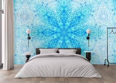 Abstract concentric ripples pattern Wall mural