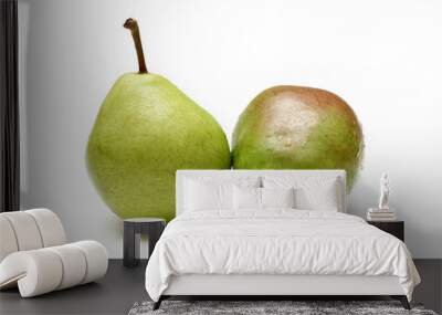 Two green pears Wall mural