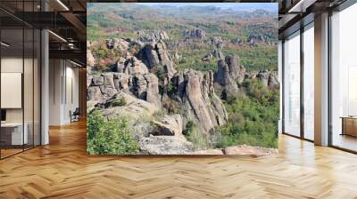 Rocks in the vicinity of Belogradchik in Bulgaria Wall mural