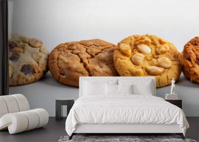 A close-up banner of delicious cookies Wall mural