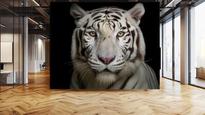 white tiger portrait Wall mural