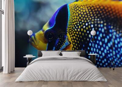 Close-up of an angelfish's body Wall mural