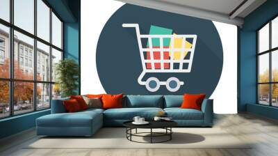 shopping cart trolley Wall mural