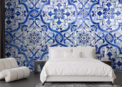 Portuguese tiles, Azulejos Wall mural