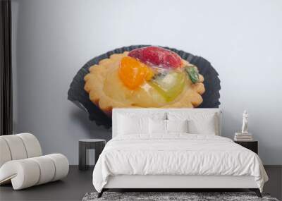 Tasty delicious mini fruit pie. Beautiful mini fruit pie. Wall mural