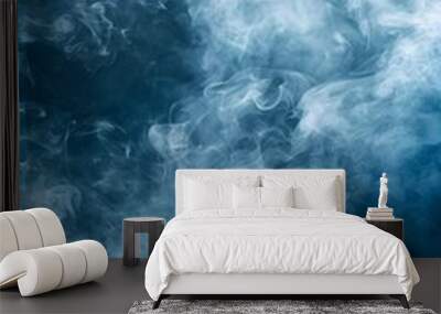 blue mist background Wall mural