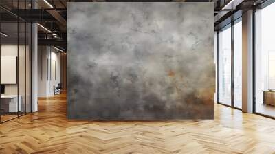 burnt grey textured background Wall mural