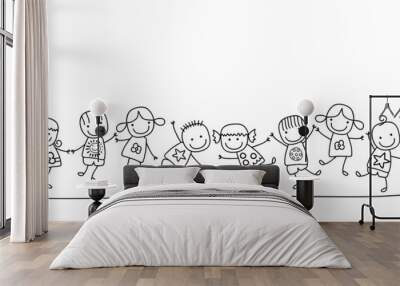 happy kids Wall mural