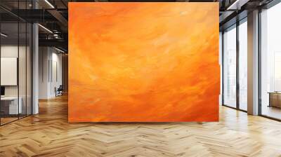 orange oil paint background Wall mural