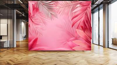 pink summer background Wall mural