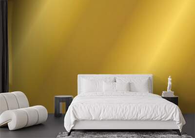 Gold color gradient vector illustration background Wall mural