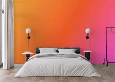 yellow orange pink Color gradient background	
 Wall mural