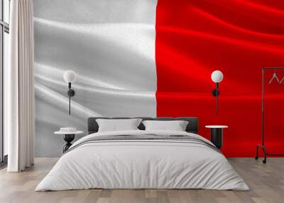 Flag of Bari, Apulia, Italy Wall mural