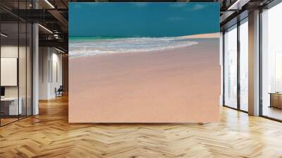 calm waves on the beach  Wall mural