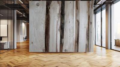 Rough wooden planks Wall mural