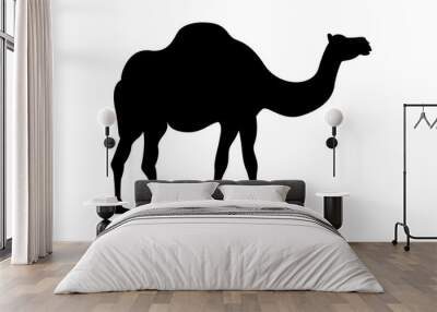 Camel silhouette vector illustration Wall mural