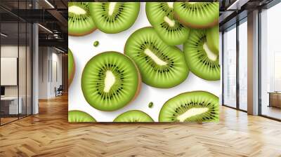 kiwi fruit background Wall mural