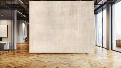 Brown beige natural cotton linen textile texture background banner panorama Wall mural