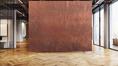 copper texture background Wall mural