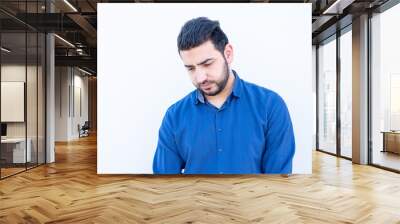 Arabic guy feeling upset and angry Wall mural