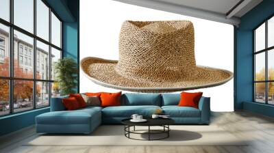 straw hat Wall mural