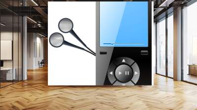 mp3 player Wall mural