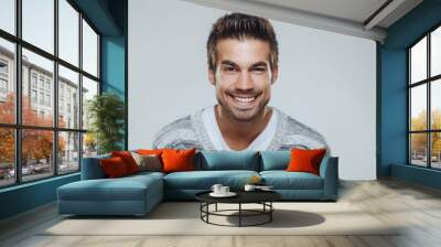 Handsome man with a smile Wall mural