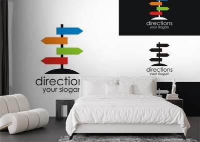 directions Wall mural