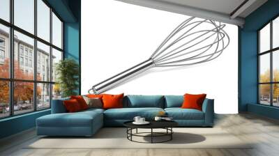 Stainless steel whisk 3D Wall mural