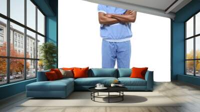 Full body healthcare man Wall mural