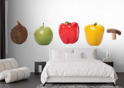 Lovely fruit and vegetables Wall mural