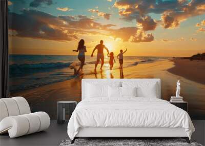 Lovely holiday vibes in summertime Wall mural