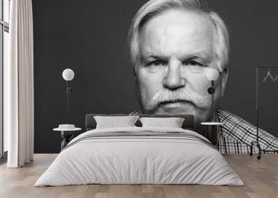 Older mature man Wall mural