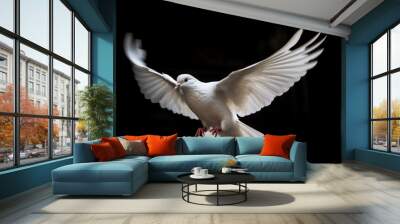 Wings of Peace: The Symbolism and Significance of Doves AI Generated Wall mural