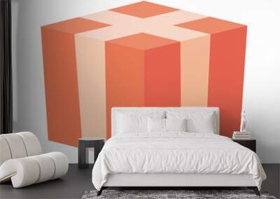 box carton isolated icon Wall mural