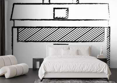 Bussiness portfolio design Wall mural