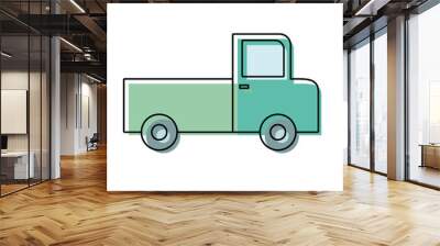 cargo truck design Wall mural