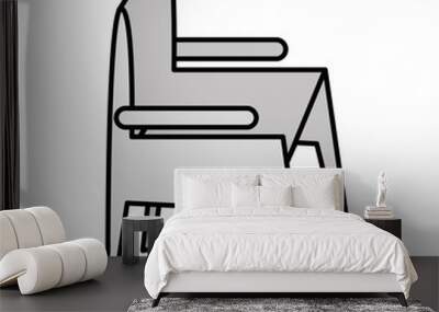 chair icon image Wall mural