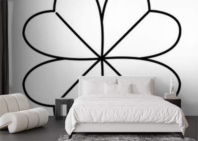 clover leaf saint patricks day Wall mural