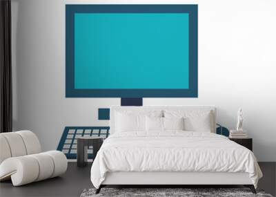 computer gadget technology icon. Isolated and flat illustration. Vector graphic Wall mural