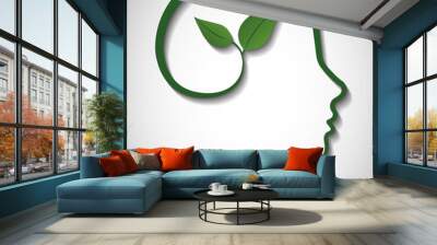 Eco icon design  Wall mural