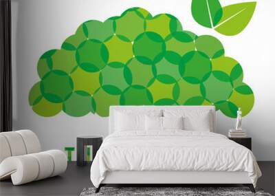 Ecology design, vector illustration. Wall mural