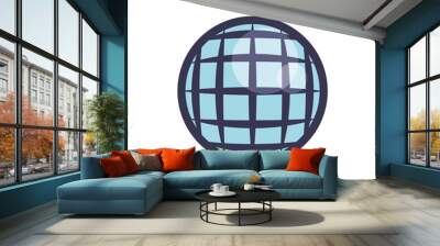 Global sphere symbol icon vector illustration graphic design Wall mural