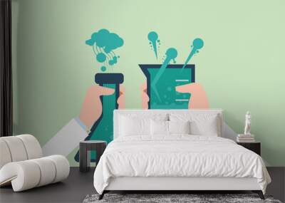 Science design Wall mural