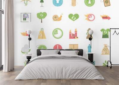 slow and fast fashion theme Wall mural