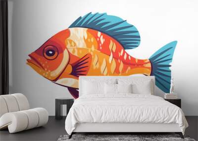 Swimming goldfish nature Wall mural