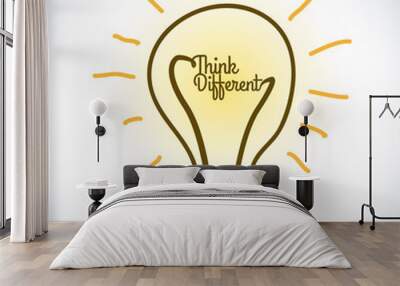 think different Wall mural