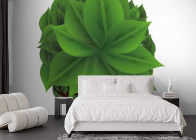 Think green design  Wall mural